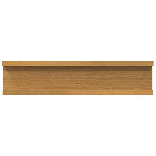 Polica na zidu Zidne 2 pcs Bež 40 x 9 x 3 cm Konstruirano drvo Slike