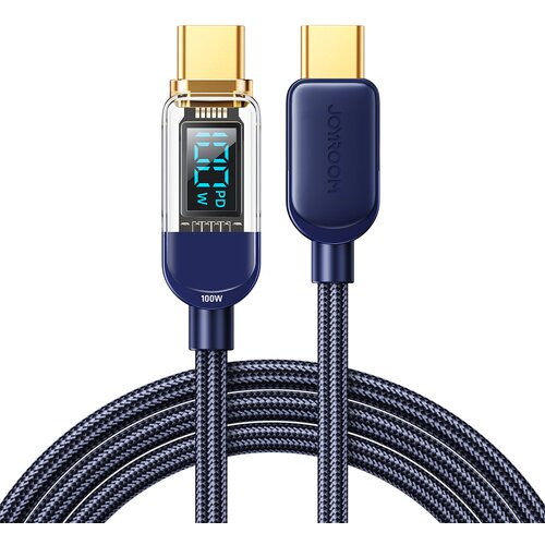 Joyroom USB-C kabel za hitro polnjenje in prenos podatkov 100W 1,2 m moder, (21090824) Cene