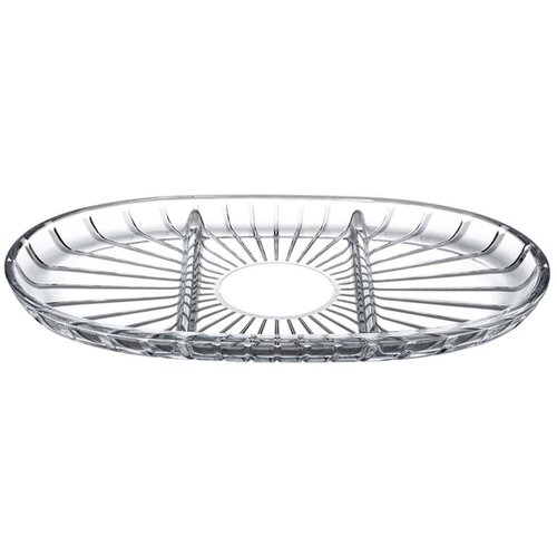 PASABAHCE ELEGANT, PLADENJ OVALNI S PREKATI, 28 CM x 16 CM, 1 KOS, (22153414) Cene