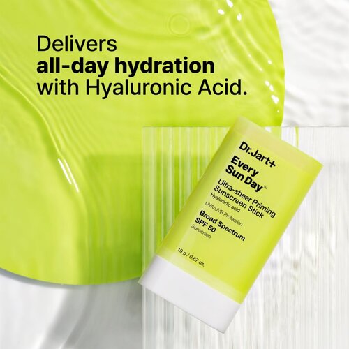 Dr.Jart+ Every Sun Day&amp;trade; Ultra-Sheer Priming Sunscreen Stick SPF50 krema za sunčanje u sticku 19 g Slike