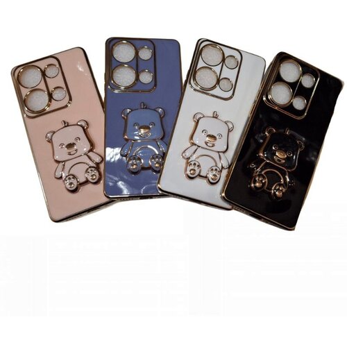  Silikonska maska Xiaomi Note 13 sa postoljem Black Slike