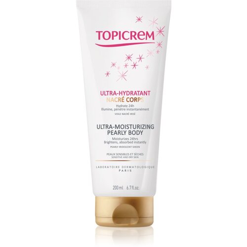 Topicrem Ultra-Moisturizing Pearly Body losjon za telo 200 ml za ženske Cene