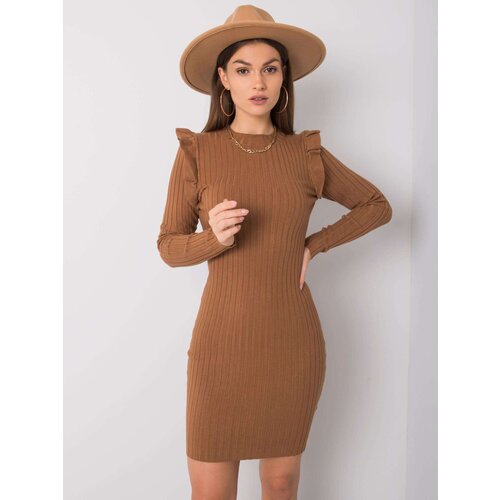 Och Bella Dress-TW-SK-BI-ZS5098.84-light brown Slike