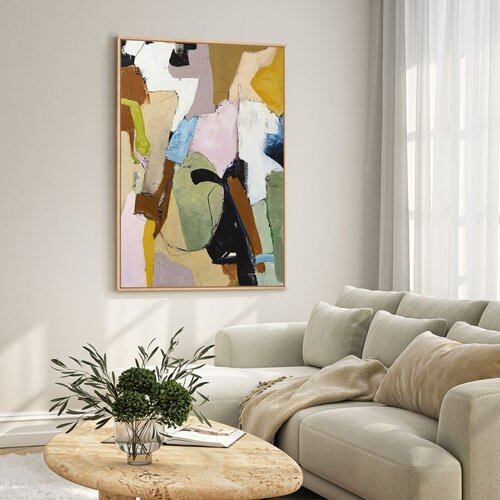 Malerifabrikken Tiskana/s ručno oslikanim elementima slika s okvirom/na platnu 93x117 cm Out Of Ordinary &amp;ndash; Slike