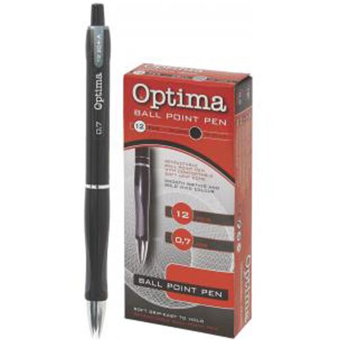Optima Kemični svinčnik TB 204-A, črn Cene