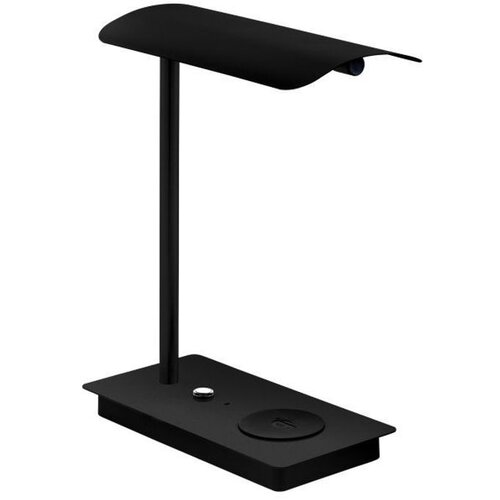 Eglo LED stolna lampa Arenaza s bežičnim punjačem, 5,8 W, touch dimmer, crna, 99829 Slike