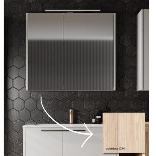Kolpa San KOLPA-SAN kopalni&amp;scaron;ka omarica z ogledalom Bella TOB 80 585280, 80&amp;times;70&amp;times;13 cm Slike