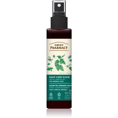 Green Pharmacy Nettle & Burdock oil Elixir serum za normalne lase 150 ml Cene