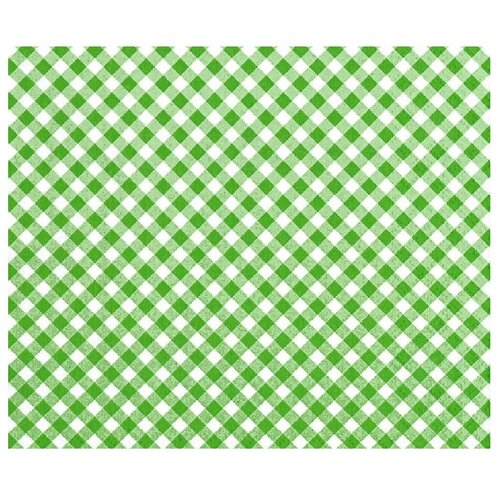  Salveta za dekupaž - Zeleno-bijeli kvadratići - 1 komad (salveta za) Slike