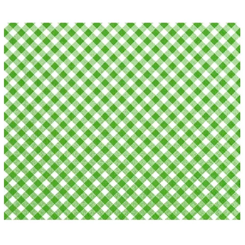 Salveta za dekupaž - Zeleno-bijeli kvadratići - 1 komad