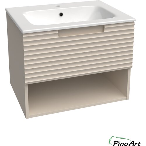 Pino Art Lavabo sa ormarićem Piedra Bež 1005 HOR 60cm 1044 Slike