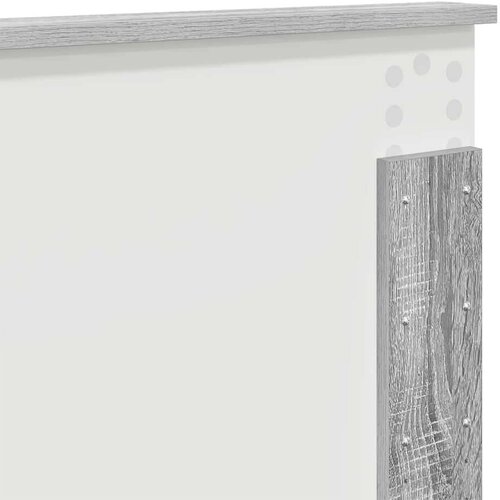  Uzglavlje s uzglavljem Siva Sonoma 150 cm Konstruirano drvo Slike