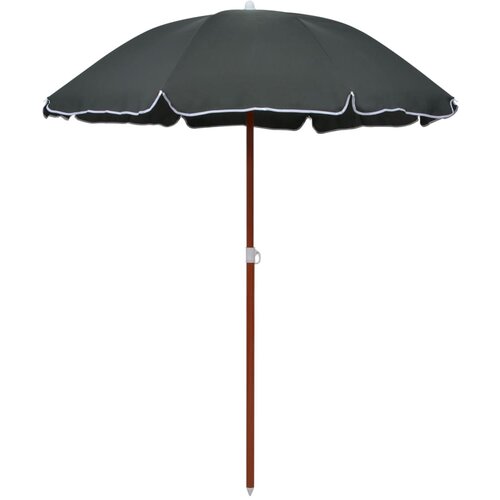 vidaXL Senčnik z jeklenim drogom 180 cm antraciten Cene