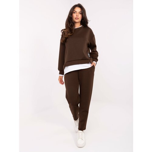 RUE PARIS Set-IT-KMPL-9237.46-dark brown Slike