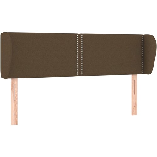 Maison Chic vzglavna omarica - nočna omarica - posteljna omarica z u&amp;scaron;esi temno rjavo 147x23x78/88 cm blago, (21711839) Slike