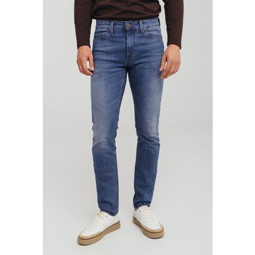 Legendww mu&amp;scaron;ke skinny farmerice sa niskim strukom u svetlom teksasu -model 113 256-.113-8203 Slike
