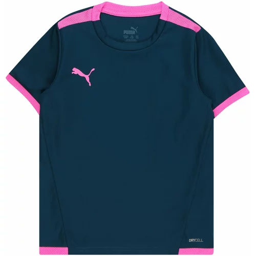 Puma Funkcionalna majica 'TeamLIGA' temno modra / svetlo roza