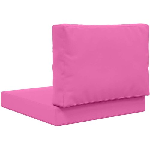 Jastuk za vanjsku sofU 2 pcs Ružičasta Poliester - Ružičasta 60 x 60 cm 1x sjedalo +1x naslon (3D bez bartaga) Slike