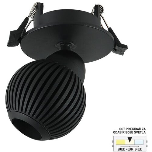  LED ugradna lampa LU-11-7 BK Cene