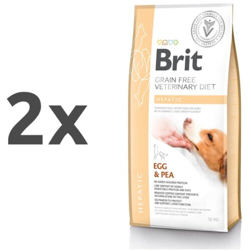 Brit veterinary diet Brit GF Veterinarska dieta za pse - Hepatic 2 x 12 kg Cene