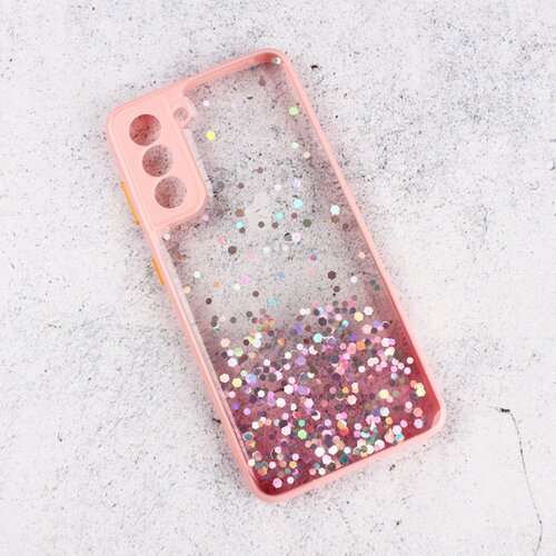 Teracell maska frame glitter za samsung G991F galaxy S21 roze Slike