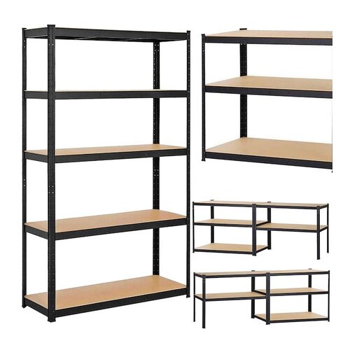 springos Kovinski regali s 5 policami 180x90x40cm 875kg Kletna garaža, (21635742) Cene