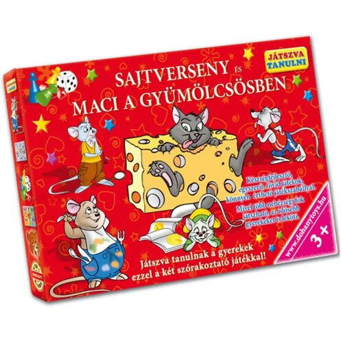 Mađarski proizvođač Tekmovanje s sirom in Medo v sadovnjaku - D-Toys Slike