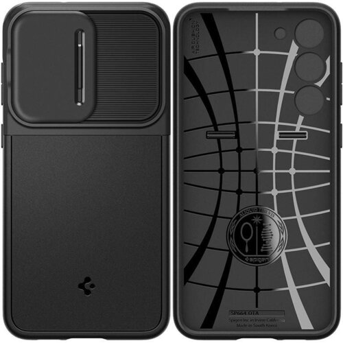 Spigen &amp;ndash; Optik Armor za Samsung Galaxy S23 &amp;ndash; crna Slike