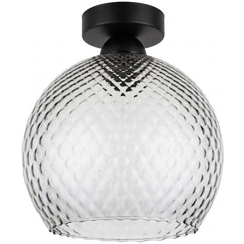Brilagi LED stropno svetlo R GLASS 1xE27/60W/230V &amp;Oslash; 25 cm crna/zadimljeno-siva Slike