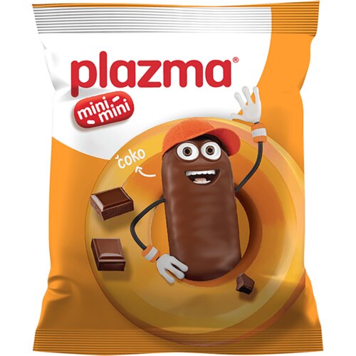 Bambi Plazma mini mini Čoko keks preliven mlečnom čokoladom, 45 g Slike