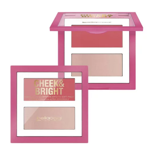bellaoggi paleta za obraz - Cheek & Bright - Pink Shy