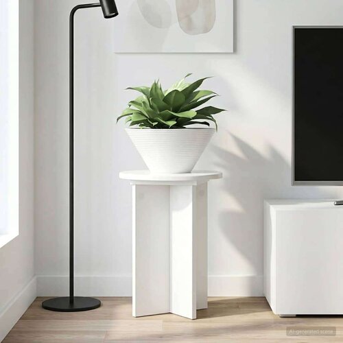  Stalak za biljke 2 pcs Bijela visokog sjaja Ø29 5 x 40 cm Cene