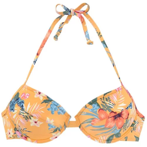 Bench Bikini zgornji del 'Maui' rumena / mešane barve