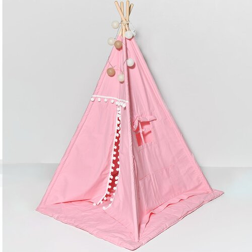  Magični Šator za Decu sa Dodatkom Lampice - Roze Cene