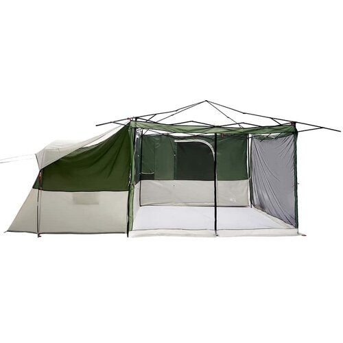  Unutarnji &amp;scaron;ator s krovom Zelena 520 x 520 x 190 cm taft Slike