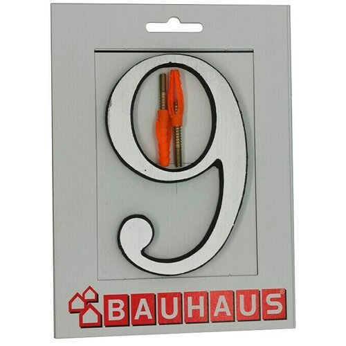 Kućni broj 9 (Visina: 115 mm, Srebrne boje, Aluminij) Cijene