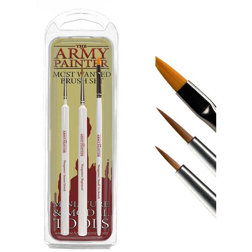 The Army Painter Most Wanted Brush Set - 1 set. Cene