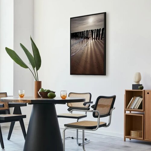  Slika - Light of Hope (1 Part) Vertical 80x120 U crnom drvenom okviru Slike