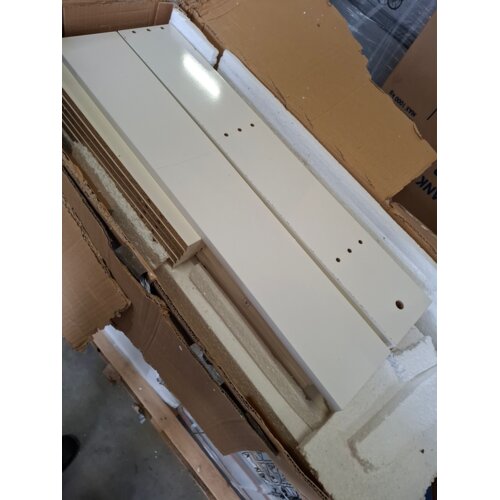 Hanah home polica za knjige Extra, 90 cm, krem OUTLET O&amp;Scaron;TEĆENA Slike