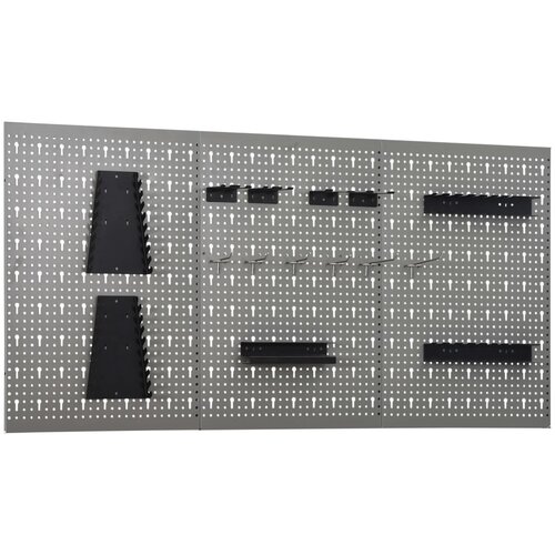  Zidne ploče za alat 3 kom 40 x 58 cm čelične Cijene