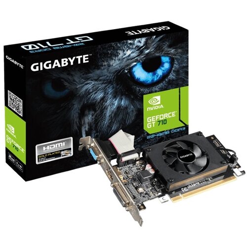 Gigabyte VGA GV-N710D3-2GL 2.0nVidia GeForce GT 7102GB DDR3 64bit;VGA,DVI,HDMI Slike