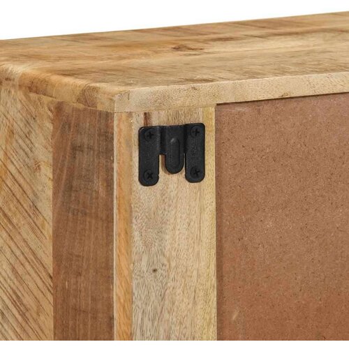 VidaXL zidni tv ormarić 100x32x25 cm puno drvo grubo mango Slike