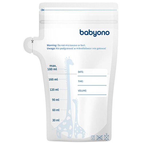BabyOno Vrečke za shranjevanje mleka, 180 ml, 30 kosov Cene