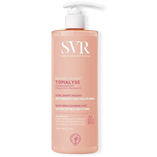 SVR Topialyse Baume Lavant Soothing Cleansing Care krema za prhanje 400 ml za ženske Slike