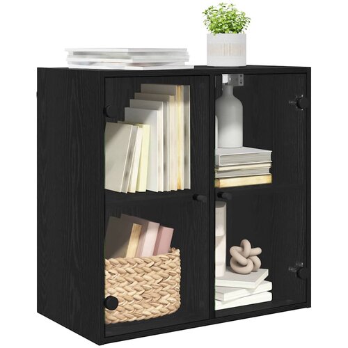  Ormar za Zid Crni hrast 68 x 37 x 68,5 cm Konstruirano drvo Slike
