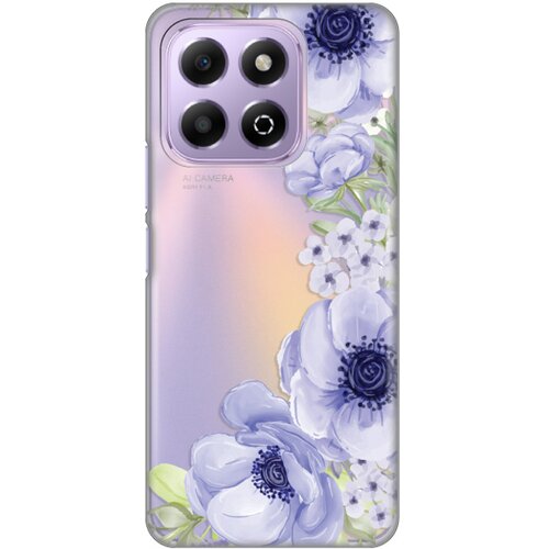  torbica silikonska print skin za honor X6b blue roses Slike