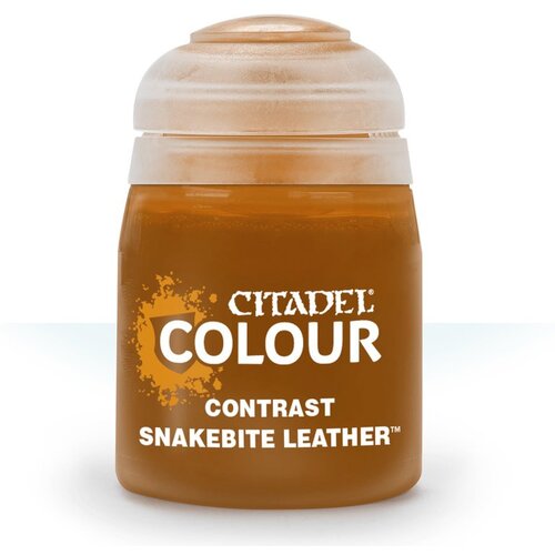 Games Workshop boja za figurice citadel colour contrast: snakebite leather Cene