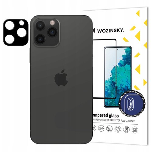 Wozinsky kaljeno staklo za kameru 9H za Apple iPhone 12 Pro - Crna Cene