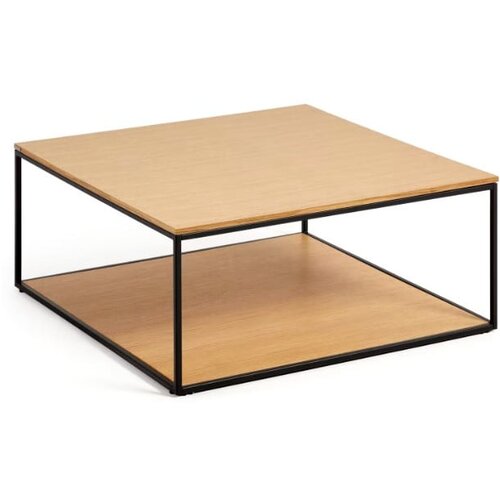 Kave Home Stolić s pločom u dekoru hrasta 80x80 cm Yona - Cijene