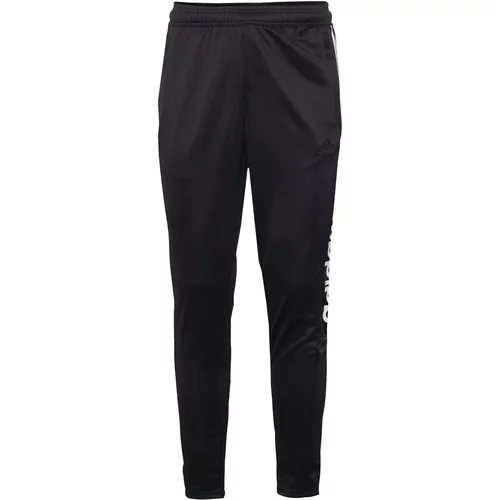 ADIDAS SPORTSWEAR Sportske hlače 'Tiro Wordmark' crna / bijela